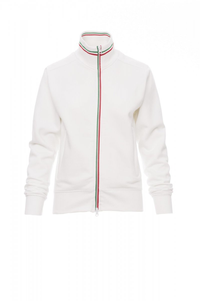 Sudadera con cremallera mujer 70% algodón Nazionale Payper