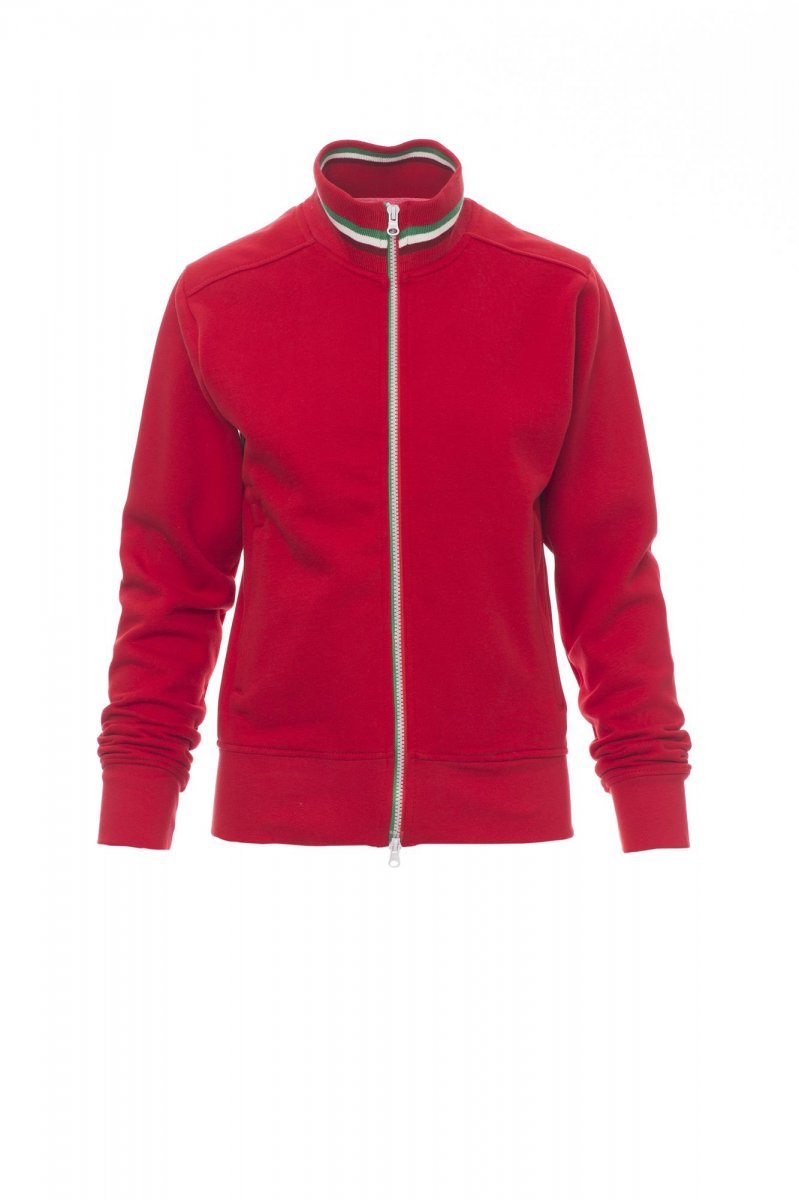Sudadera con cremallera mujer 70% algodón Nazionale Payper - Imagen 3