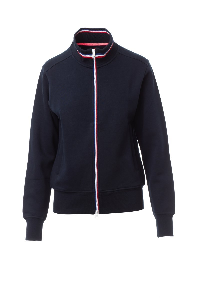 Sudadera con cremallera mujer 70% algodón Nazionale Payper - Imagen 4
