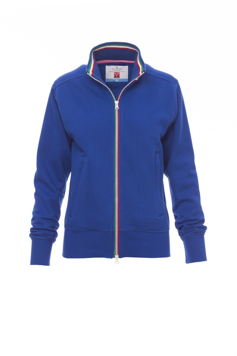 Sudadera con cremallera mujer 70% algodón Nazionale Payper - Imagen 5