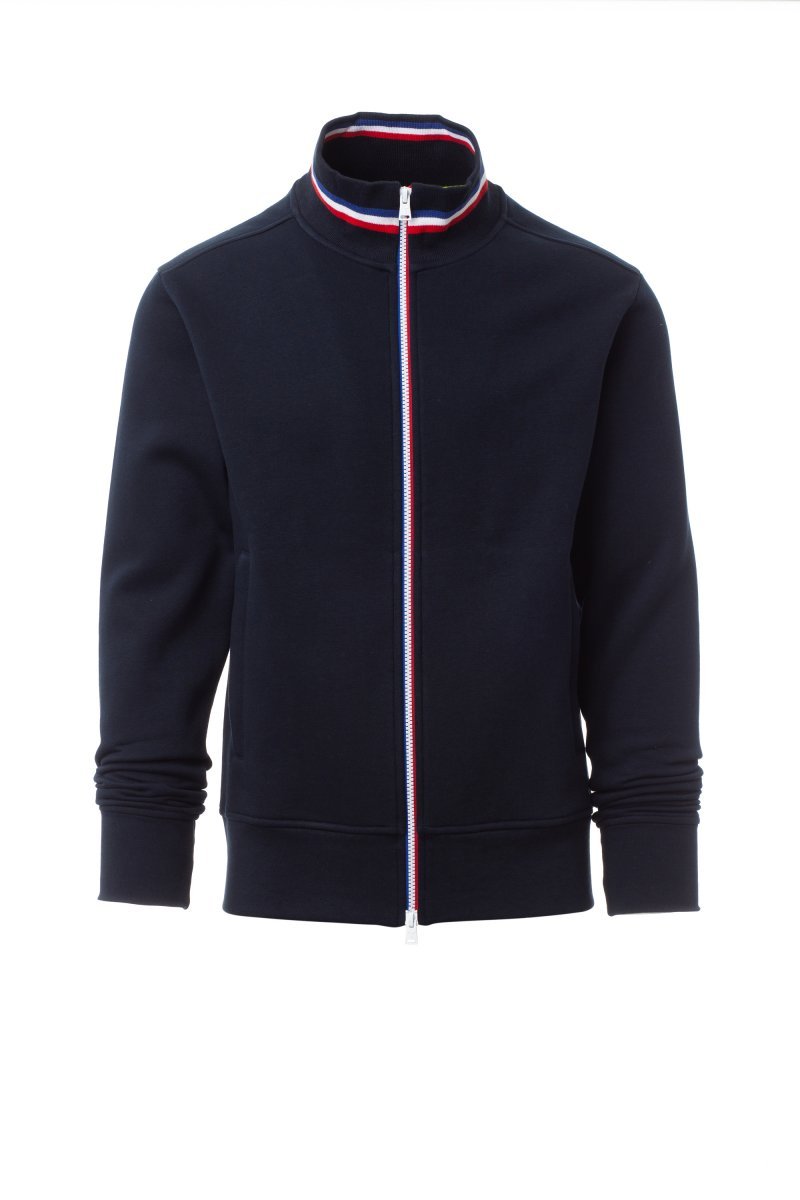 Sudadera con cremallera 70% algodón Nazionale Payper - Imagen 2