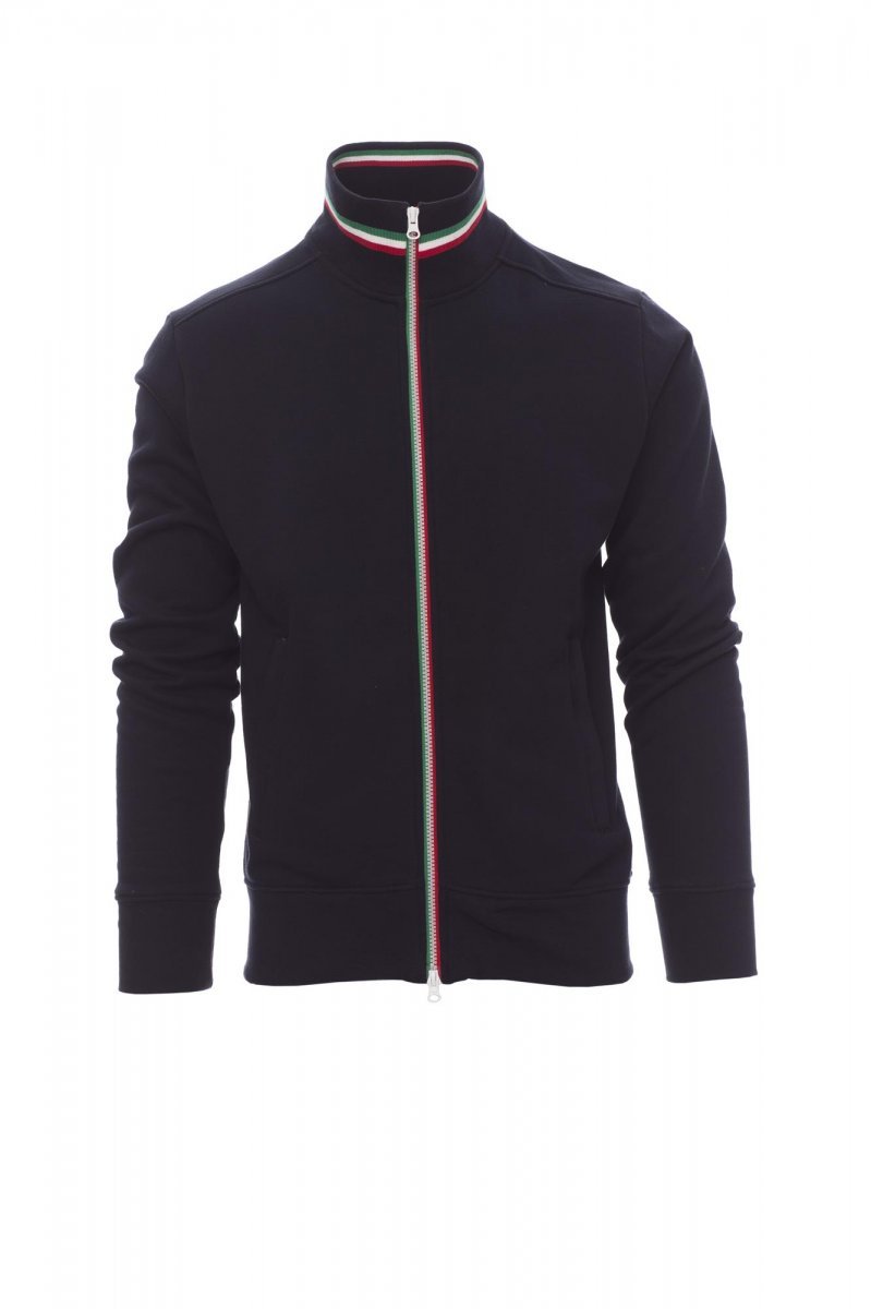 Sudadera con cremallera 70% algodón Nazionale Payper - Imagen 3