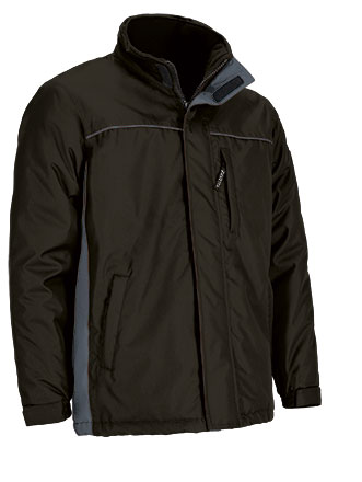 Parka impermeable acolchada bicolor con capucha desmontable Thunder Valento - Imagen 6