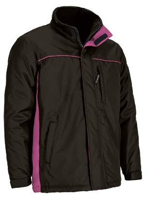 Parka impermeable acolchada bicolor con capucha desmontable Thunder Valento - Imagen 4