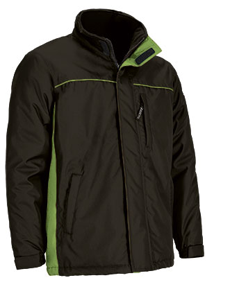 Parka impermeable acolchada bicolor con capucha desmontable Thunder Valento - Imagen 3