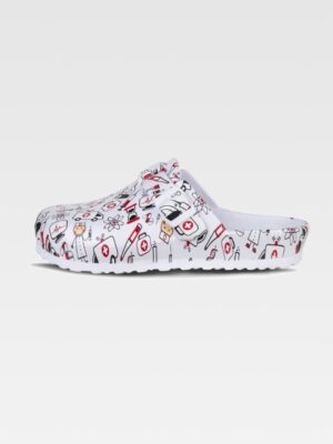 Zueco EVA hebilla decorativa estampado ambulancia P2010 Workteam