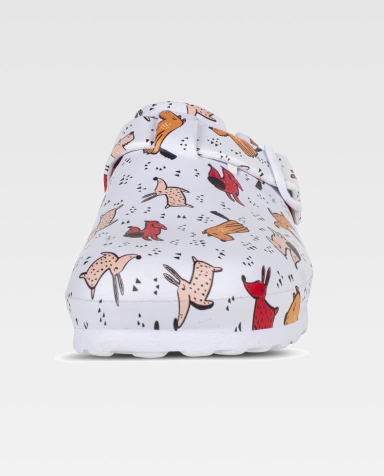 Zueco EVA hebilla decorativa estampado perros p2012 Workteam - Imagen 3