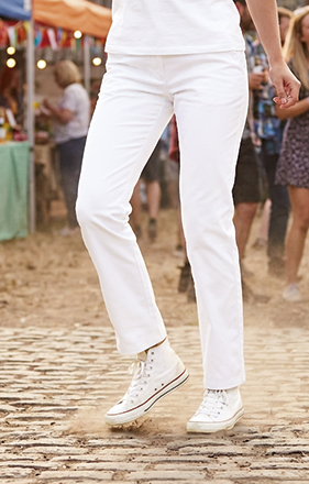 Pantalón chino mujer ferias y fiestas Pasacalles Valento