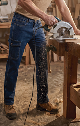 Pantalón vaquero multibolsillos 98% Algodón Cleveland Valento