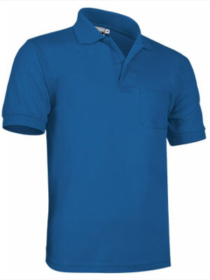 POLO HAWK CON BOLSILLO ALGODÓN VALENTO - AZUL ROYAL