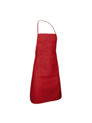 Delantal con peto de tejido no tejido y bolsillo 100% polipropileno  PEPPER Valento