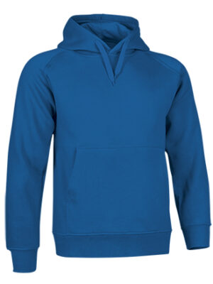 SUDADERA CON CAPUCHA STREET VALENTO - AZUL ROYAL