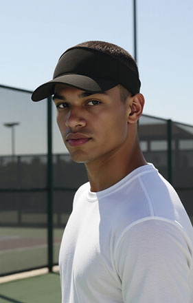 Visera deportiva en tejido transpirable Ventura Valento