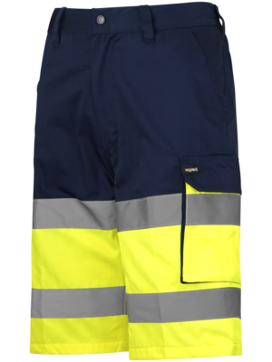 Bermuda multibolsillos alta visibilidad tejido ligero WR.2.170B Worko