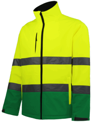 Chaqueta softshell combinada de A. V. exterior poliéster interior micropolar 310 g WR.2.834 Worko