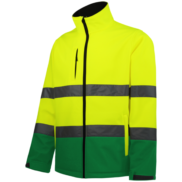 Chaqueta softshell combinada de A. V. exterior poliéster interior micropolar 310 g WR.2.834 Worko