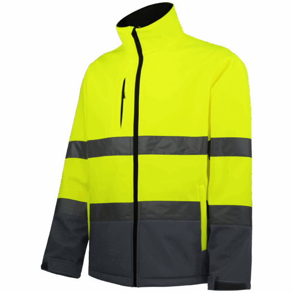 Chaqueta softshell combinada de A. V. exterior poliéster interior micropolar 310 g WR.2.834 Worko - Imagen 2