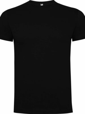 CAMISETA 100% ALGODÓN DOGO PREMIUM 6502 ROLY - NEGRO