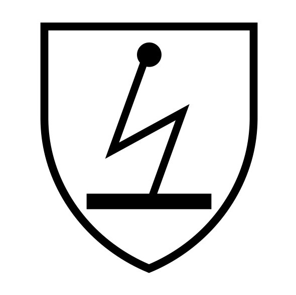 Pictograma de protección antiestática.