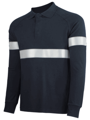 Polo de manga larga ignífugo y antiestático permanente WR.4.5300R Worko