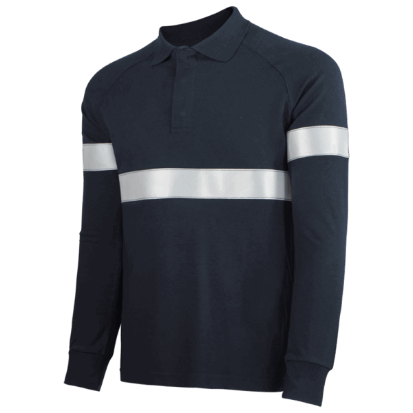Polo de manga larga ignífugo y antiestático permanente WR.4.5300R Worko