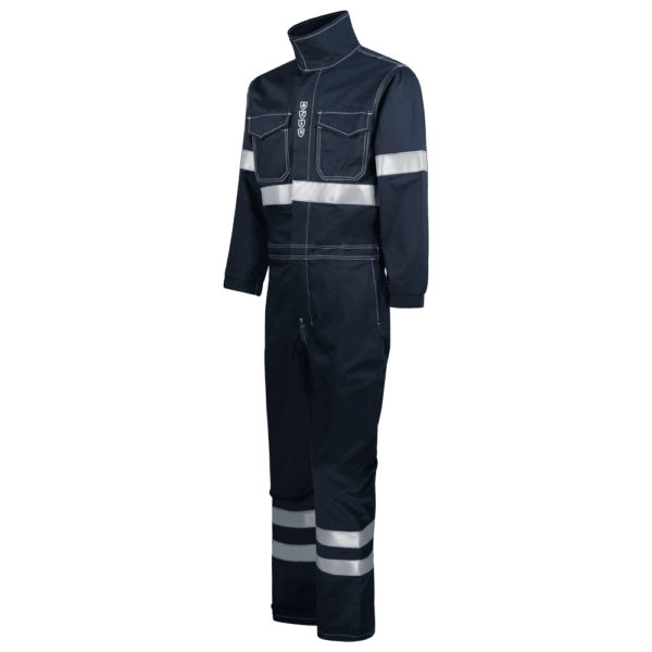 Buzo multibolsillos con bandas reflectantes ignífugo y antiestático WR.4.5400R Worko