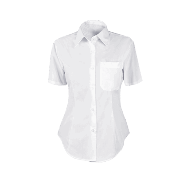 Camisa de mujer manga corta entallada WR.5.761 Worko